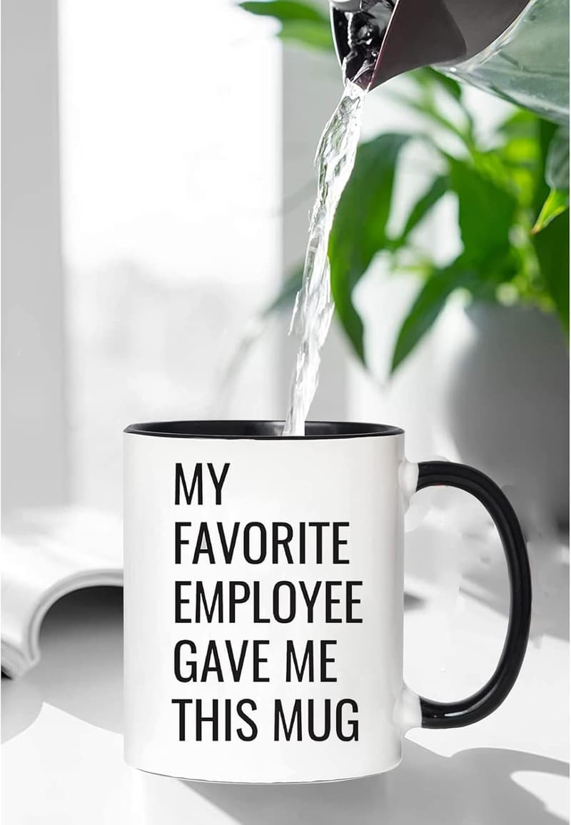 Funny Ceramic Mug for Coworkers - Gag Gift for Him/Her