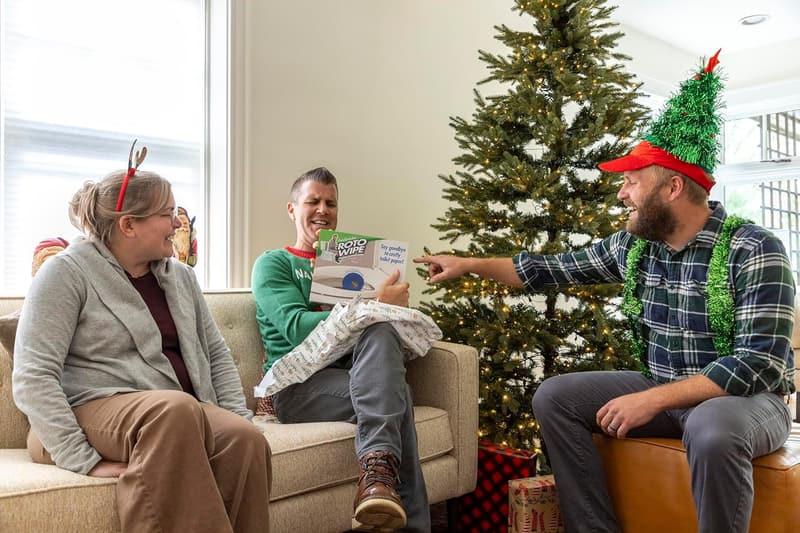 Funny Prank Gift Box for Christmas, Gag Present Wrap