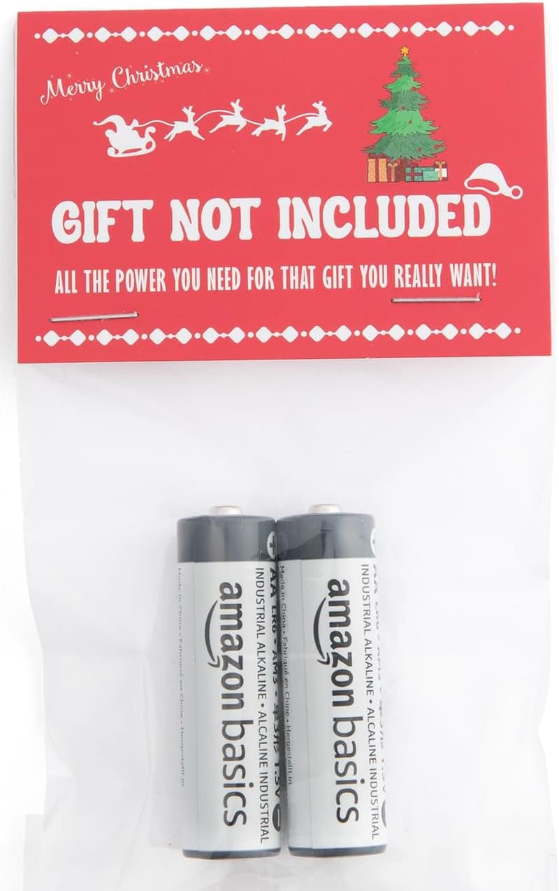 Funny Gag Gift: Batteries Not Included Prank for Adults