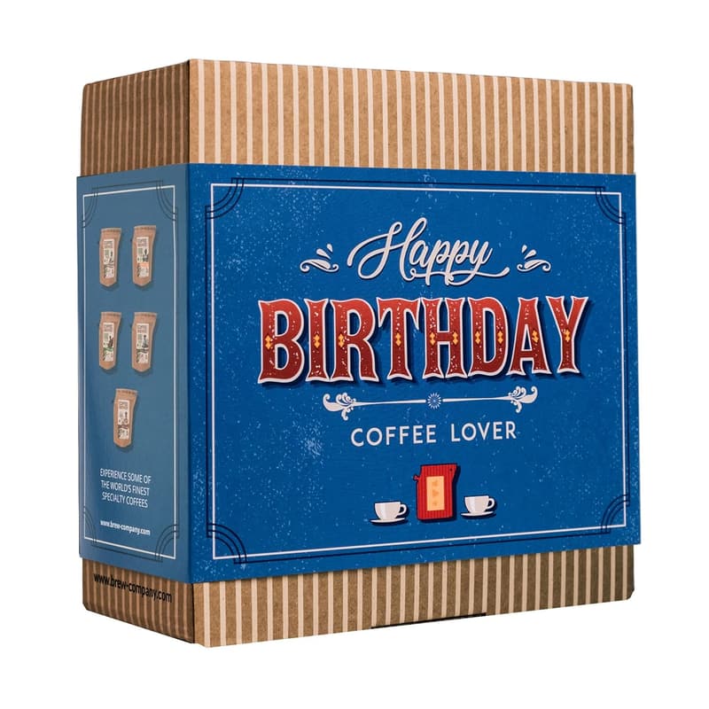 Gourmet Birthday Coffee Gift Set - 7 Specialty Organic Coffees
