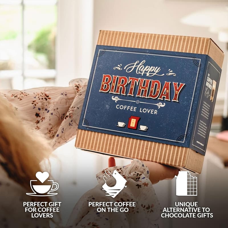 Gourmet Birthday Coffee Gift Set - 7 Specialty Organic Coffees