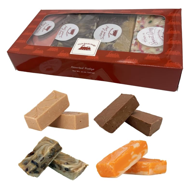 Custom Fudge Box Sampler - Select Any 4 Flavors - 32oz
