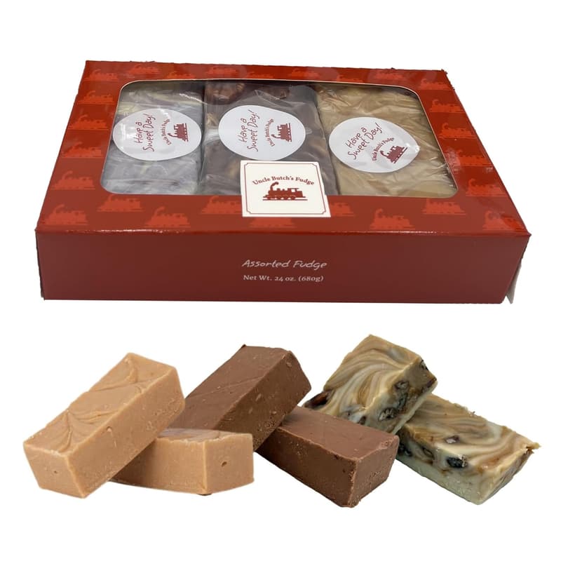Custom Fudge Sampler Box - Choose Any 3 Flavors (24 oz)