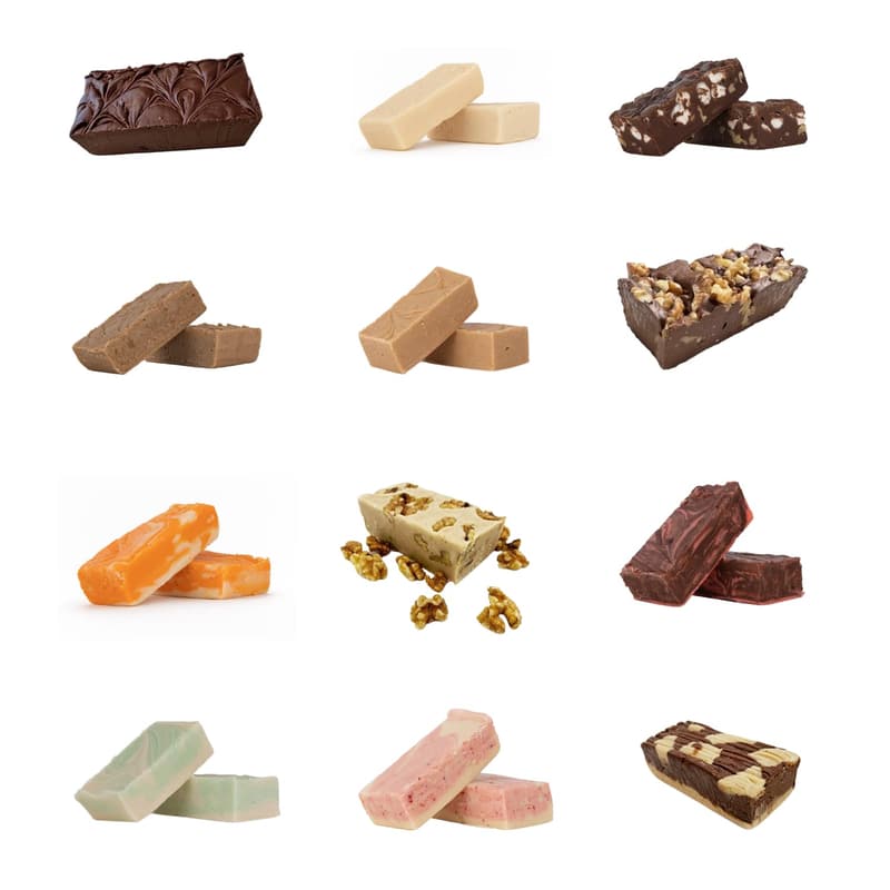 Custom Fudge Box - Choose Any 2 Flavors, 16oz Sampler