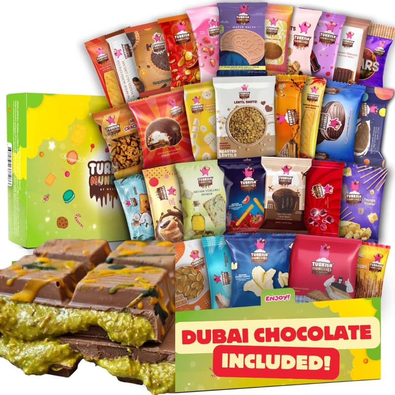 Exotic Snack Box with Turkish Candies - Premium Food Gift