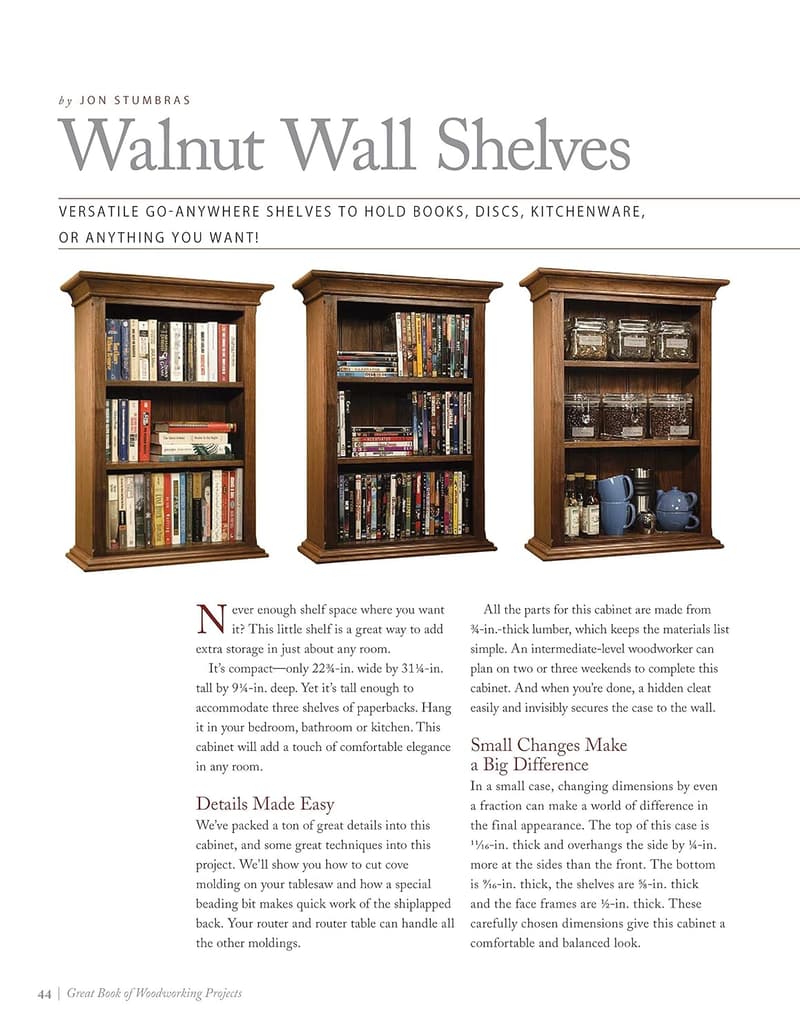 Woodworking Projects Book: 50 Indoor & Outdoor Ideas