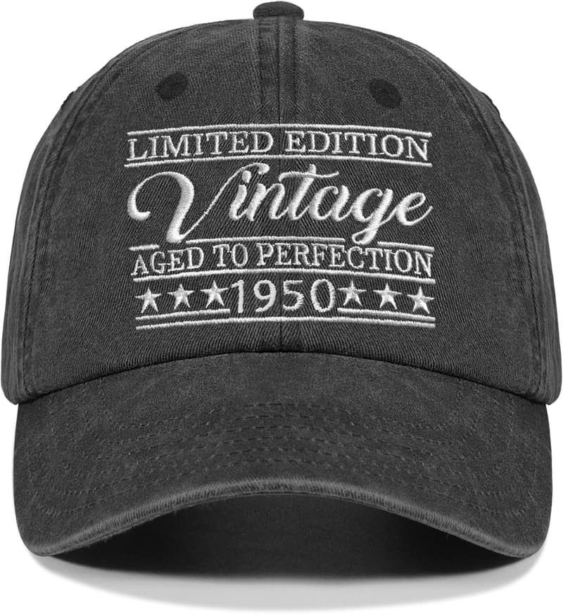 Vintage Baseball Cap - Unique Birthday Gift for Him/Her