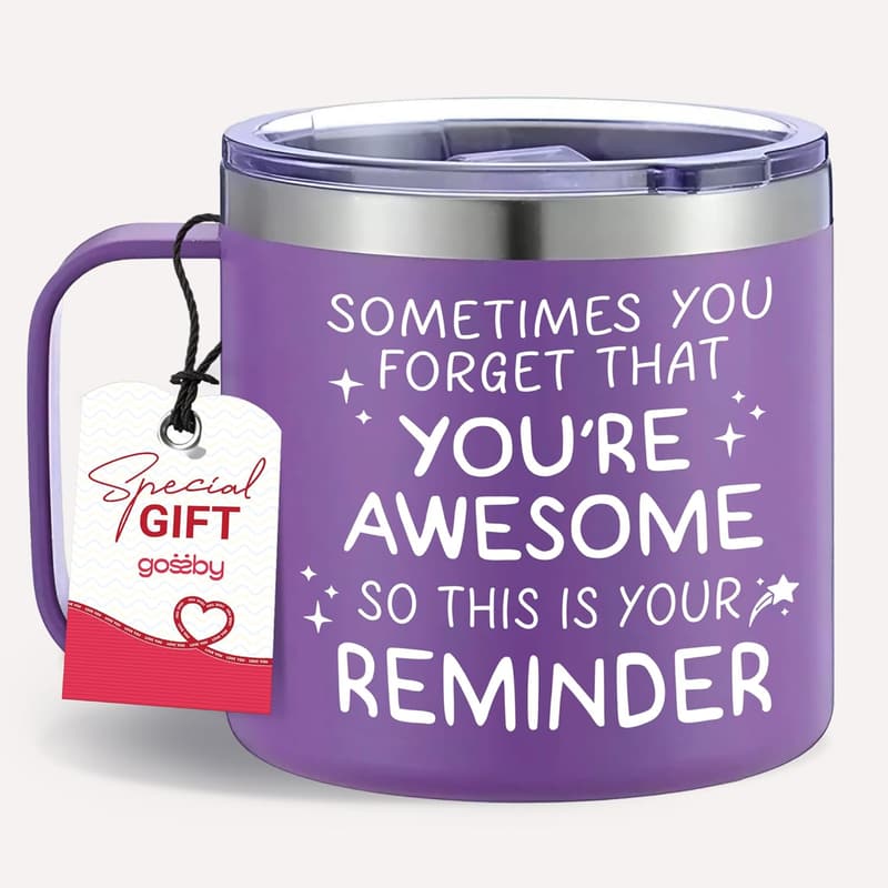 Thank You Gift for Women - Insulated Tumbler Mug 14oz