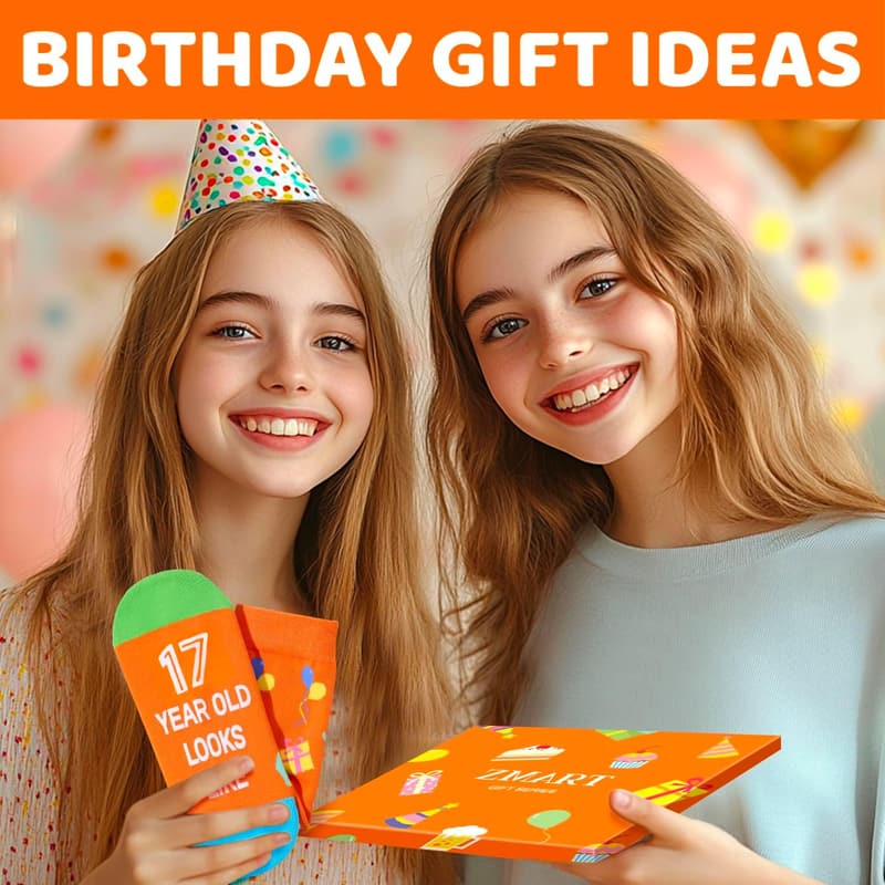 Teen Birthday Gift - Fun Socks for Ages 13-19