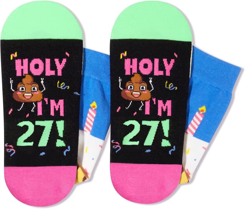 Birthday Socks for Women & Men Age 26-30