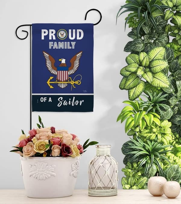 Navy Seabee Garden Flag - Military Veteran Yard Décor