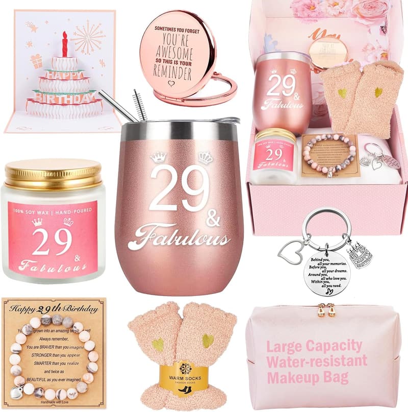 29th Birthday Gift Basket for Women - Unique & Thoughtful