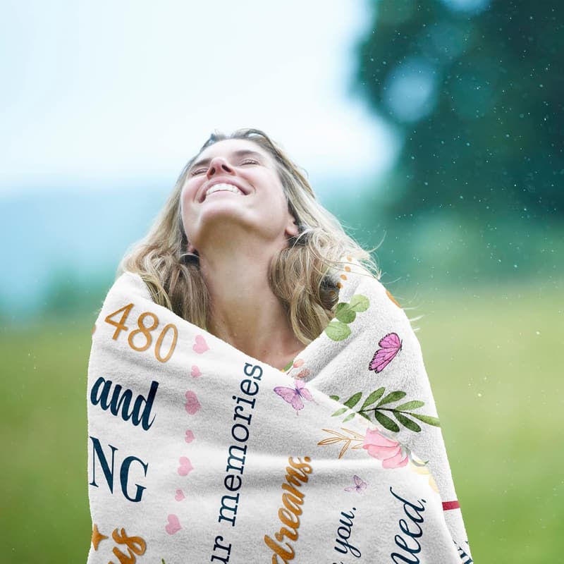 29th Birthday Blanket Gift for Women - 60” x 50”