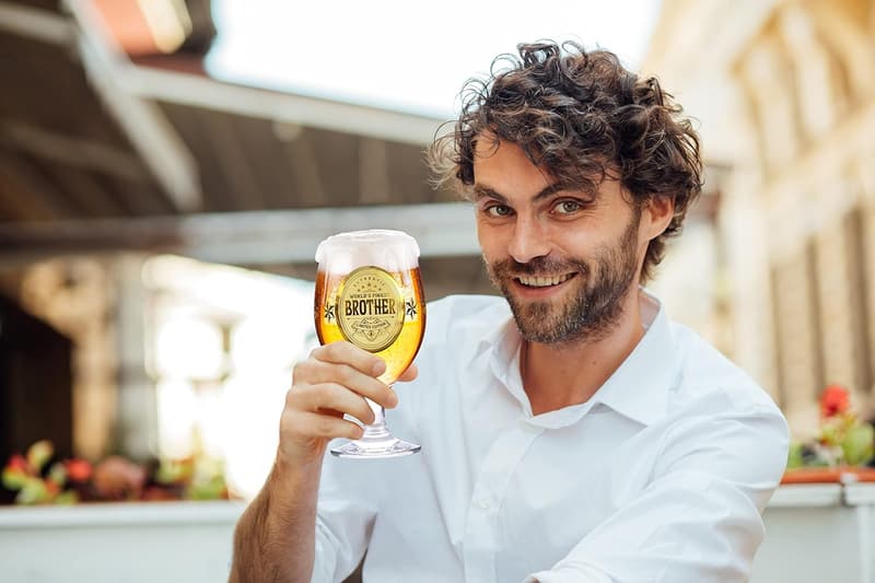 Personalized Beer Glass for Big Brother - Unique Gift Idea