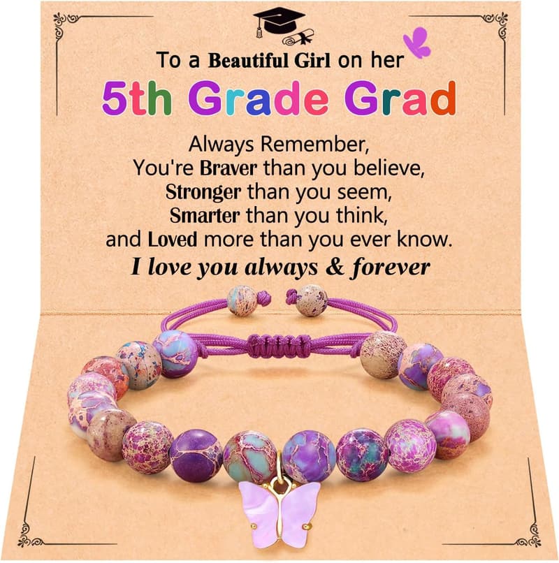 Graduation Butterfly Bracelet for Daughter/Granddaughter