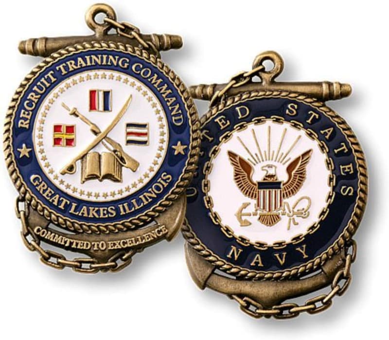 U.S. Navy Challenge Coin - Recruit Training Command