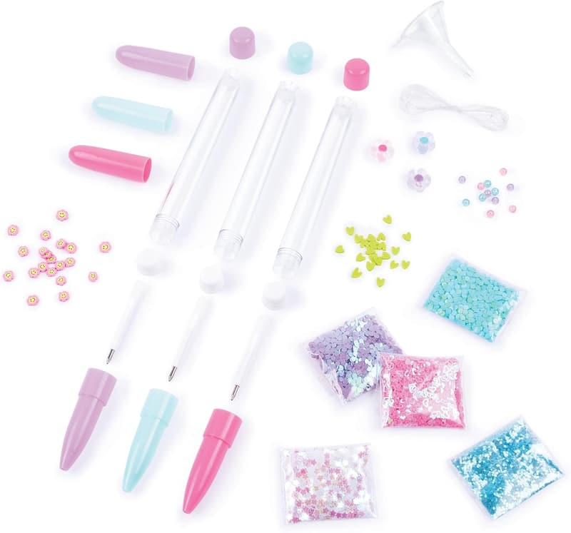 DIY Sparkly Floaty Pens Kit - Customizable Craft for Kids 8+