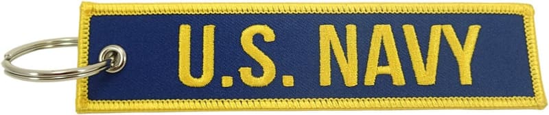 US Navy Embroidered Key Chain
