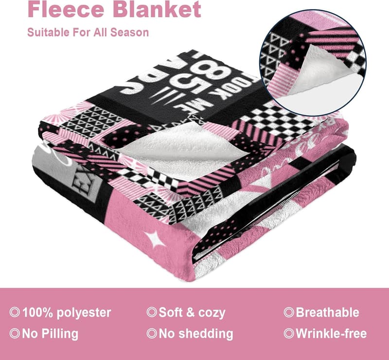 85th Birthday Throw Blanket for Women, 60