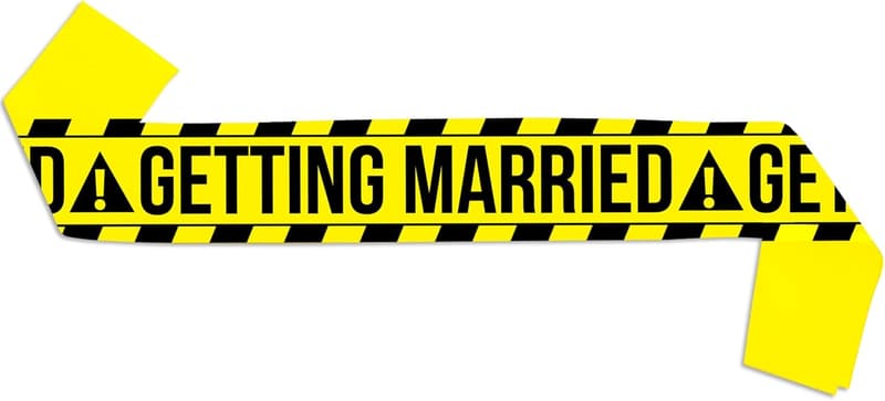 Bachelorette Party Groom & Bride Sash – Fun Decorations
