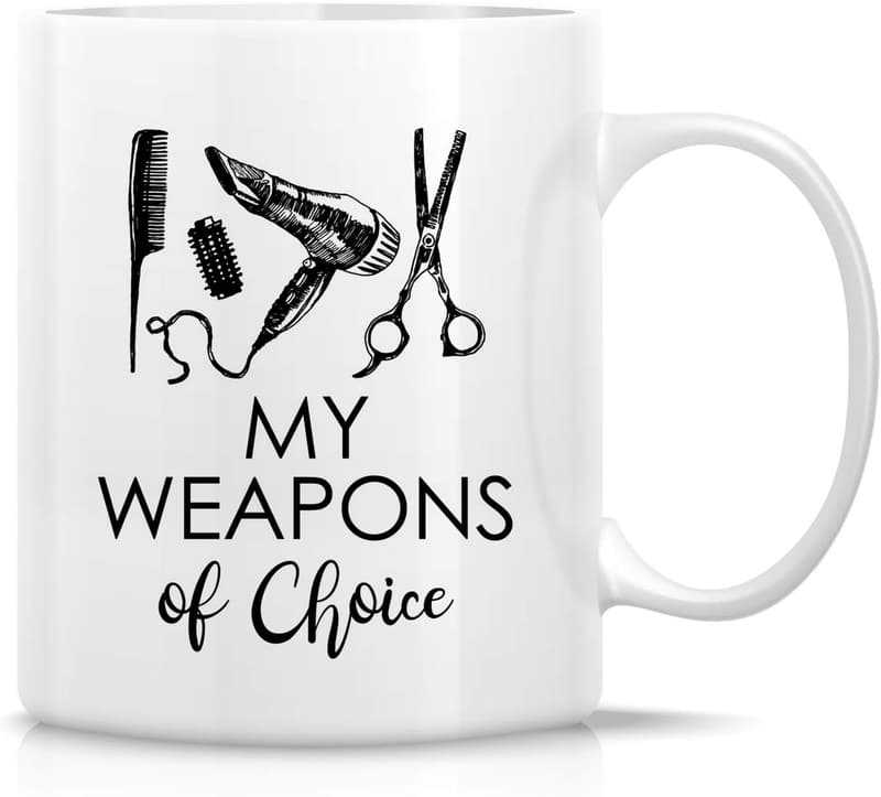Funny 11 oz Ceramic Mug for Hairstylists & Hairdressers