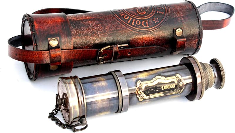 Nautical Vintage Brass Ship Telescope – Royal Navy Replica