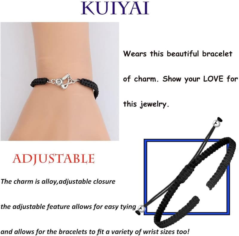 Hairstylist Gift Bracelet with Hairdryer Charm