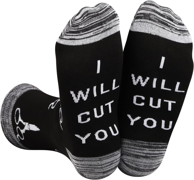 Funny Hair Stylist Socks - Great Cosmetology Graduation Gift