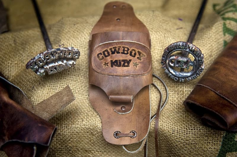 Cowboy Beer Holster - Handmade Full Grain Leather Beverage Holder