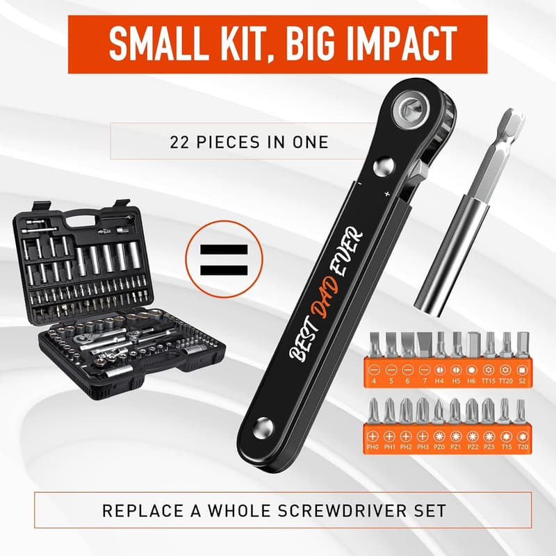 Father's Day Gifts: Ratcheting Pocket Screwdriver for Dad