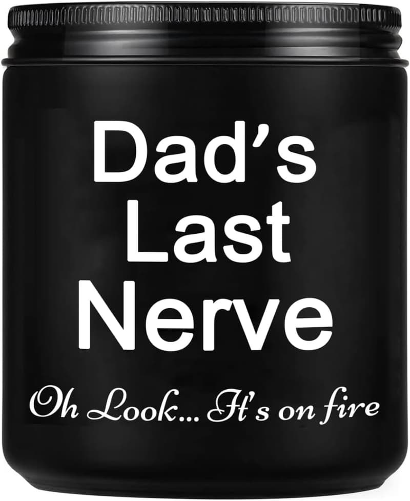 Unique Sandalwood Scented Soy Candle for Father's Day Gift