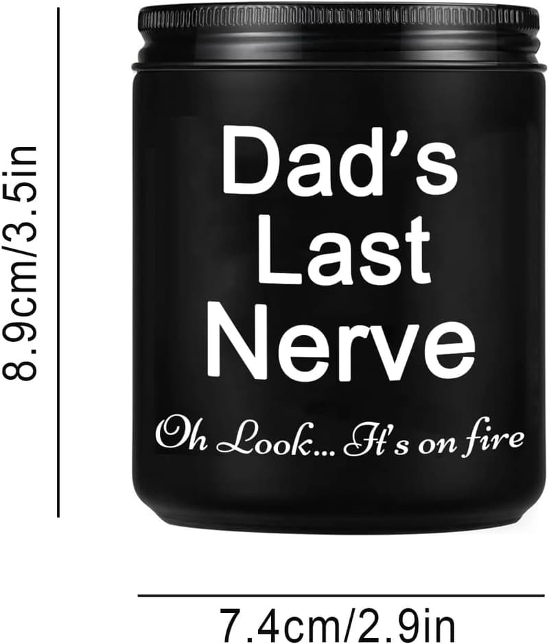 Unique Sandalwood Scented Soy Candle for Father's Day Gift