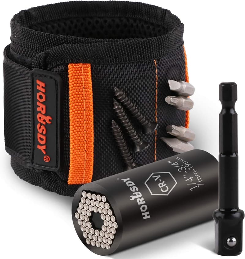 Magnetic Wristband Tool Holder for Dad - Strong Magnet Gifts