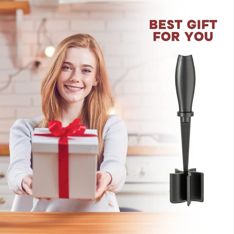 Premium Heat Resistant Meat Chopper & Hamburger Grinder - Black