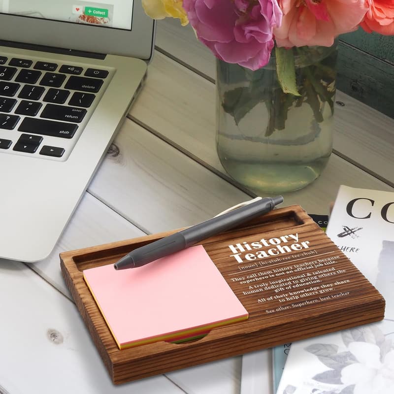 History Teacher Appreciation Sticky Note Holder Gift