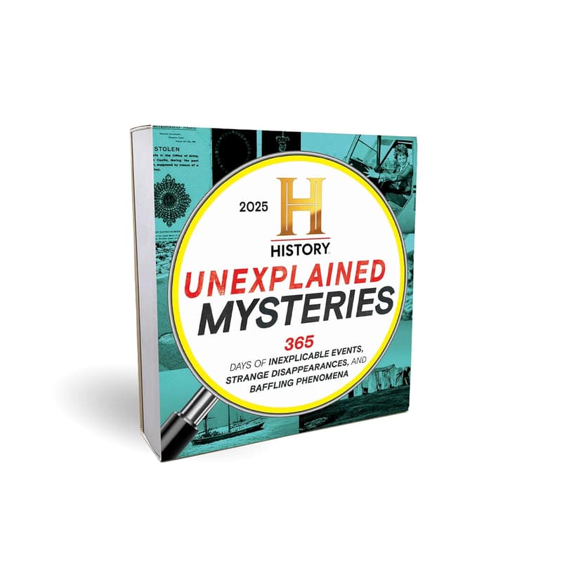 History Channel 2025 Unexplained Mysteries Boxed Calendar