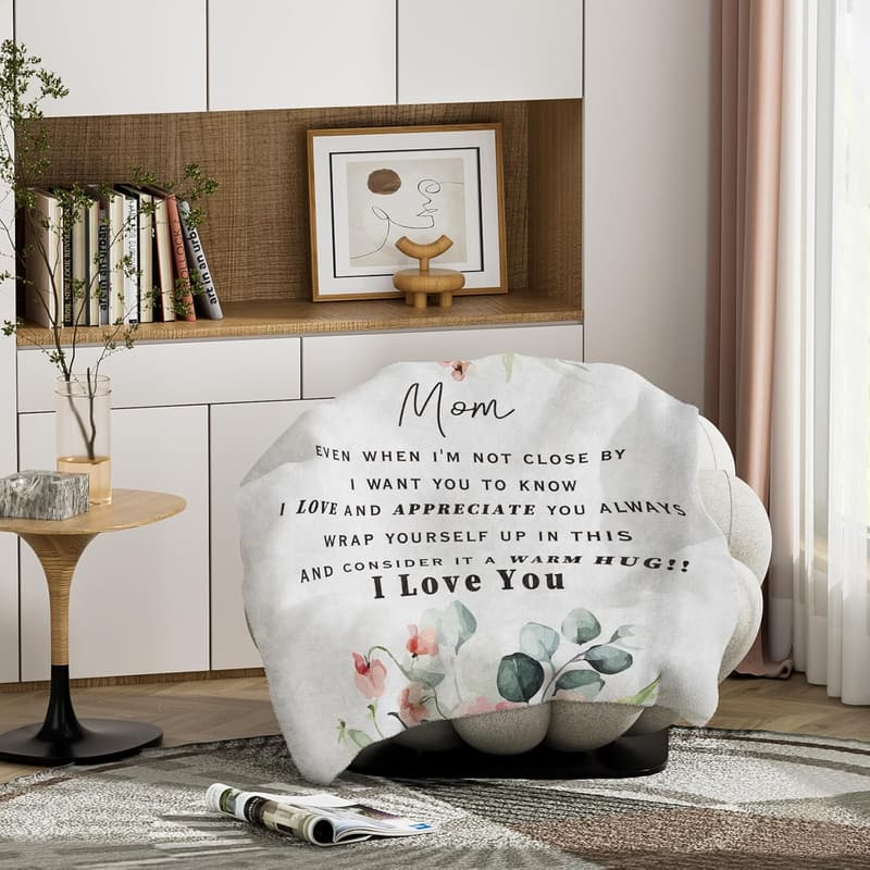 Birthday Gift for Mom - Soft Flannel Throw Blanket 60x50