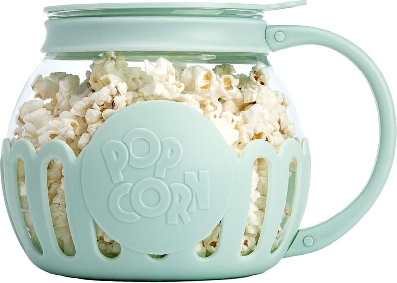 Ecolution Micro-Pop 1.5-Quart Popcorn Popper, Aqua