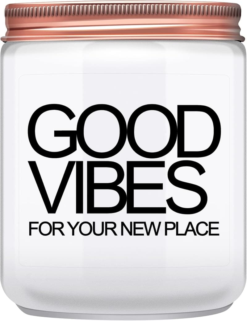New Home Essentials: Lavender Good Vibes Candle for Couples