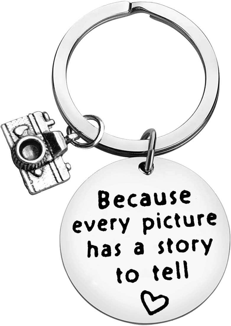 Photography Keychain for Camera Lovers - Gift for Women & Men