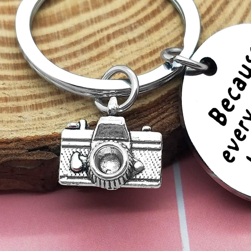 Photography Keychain for Camera Lovers - Gift for Women & Men