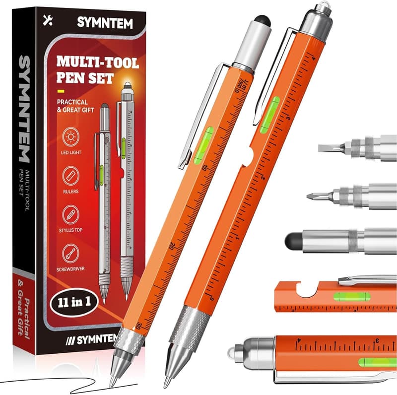 Multitool Pen with LED Light for Men's Birthdays