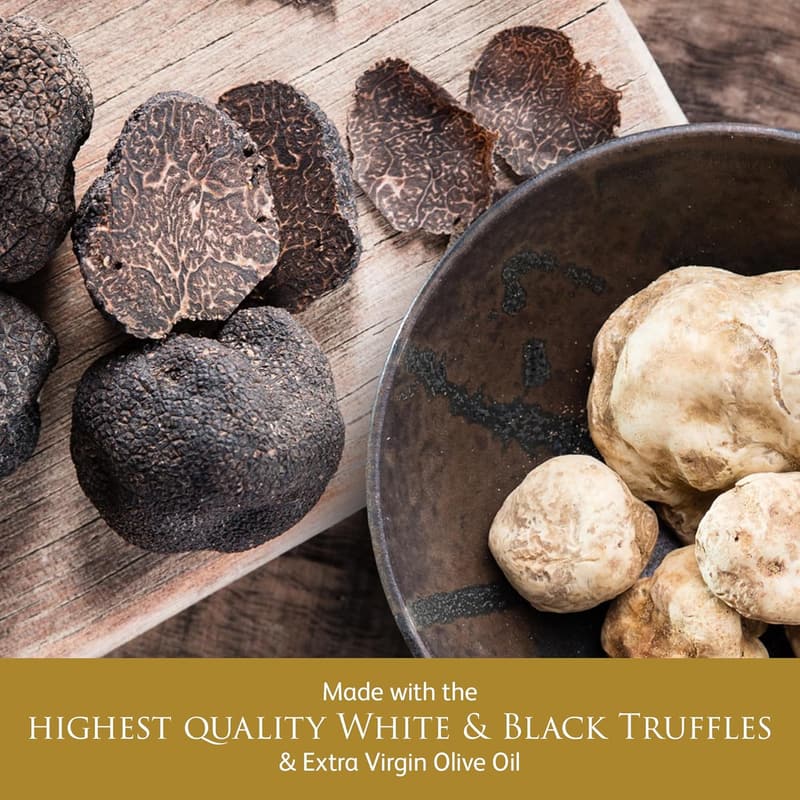 Black & White Truffle Oil Set - Extra Virgin Olive Oil (3.38oz x2)