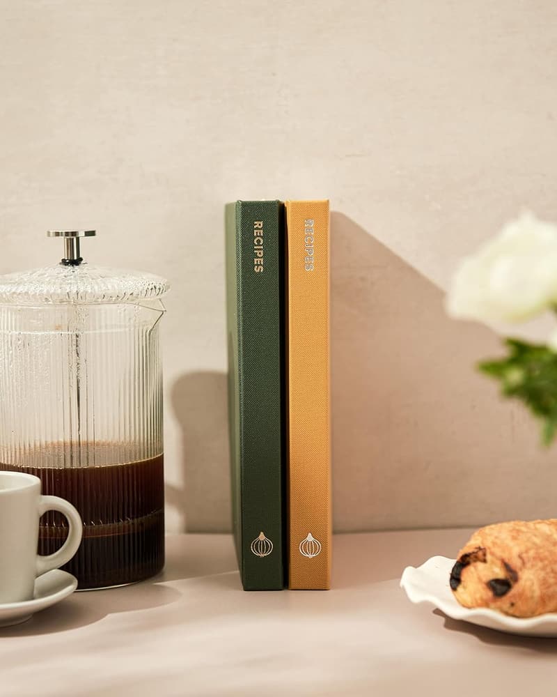 Recipe Journal: Hardcover Keepsake Notebook for 100 Recipes