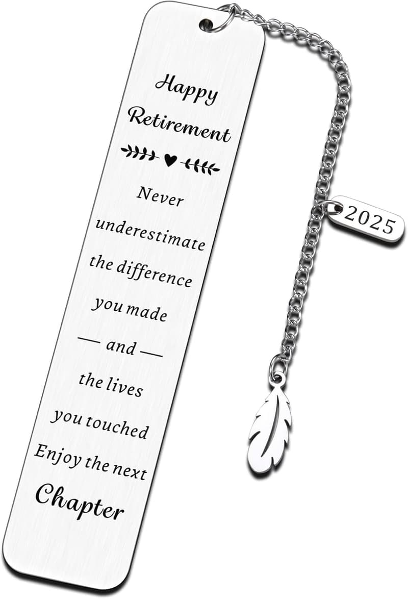 Retirement Bookmark for Women - Emotional Support Gift