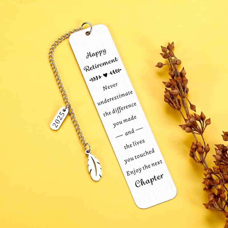 Retirement Bookmark for Women - Emotional Support Gift