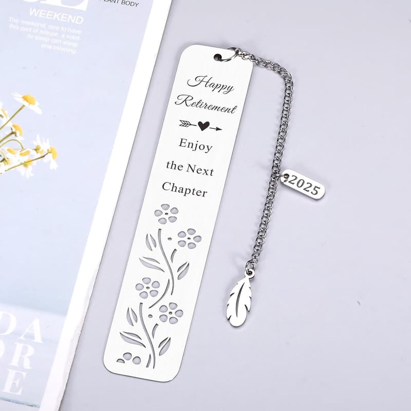 2025 Retirement Bookmark Gifts for Coworkers and Teachers