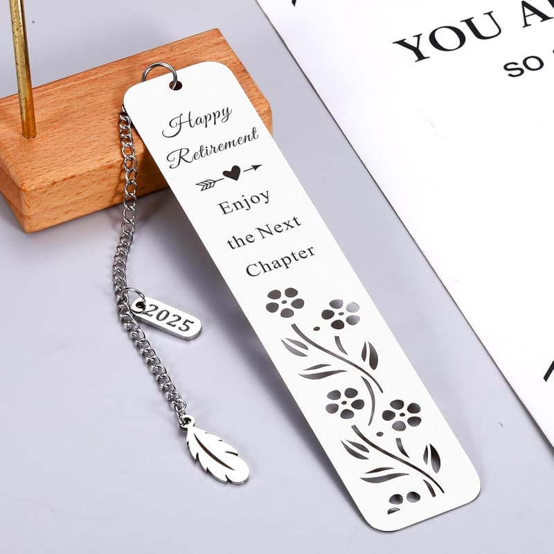2025 Retirement Bookmark Gifts for Coworkers and Teachers