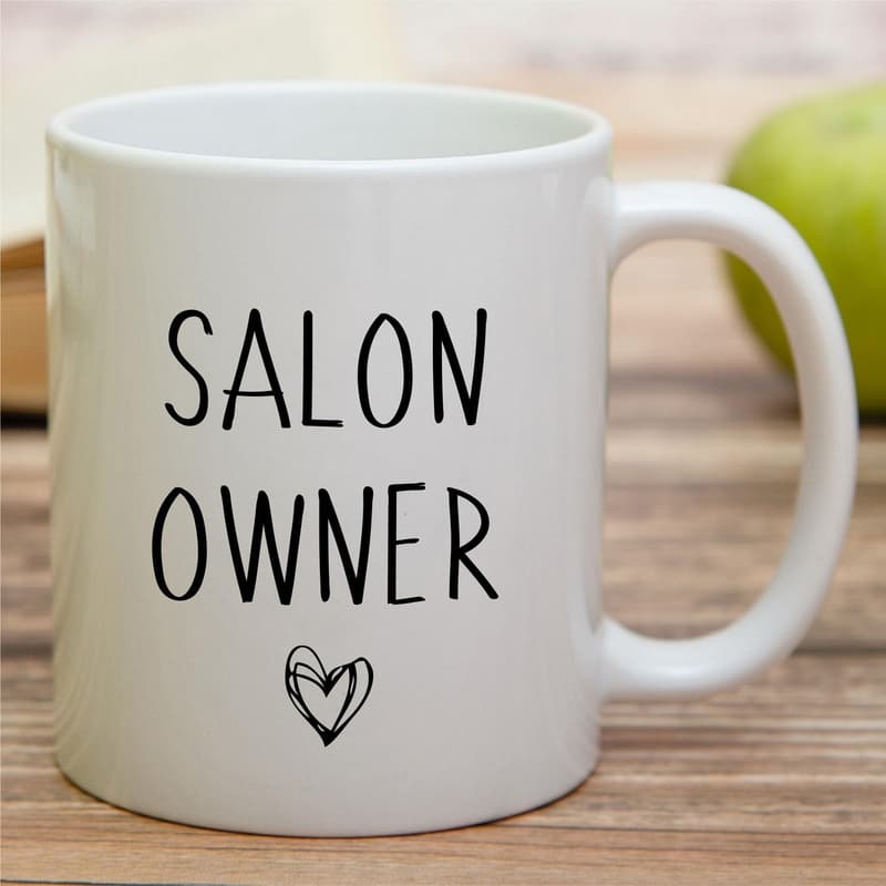 Boss Lady Coffee Mug - Funny Gift for Salon Owners and Stylists