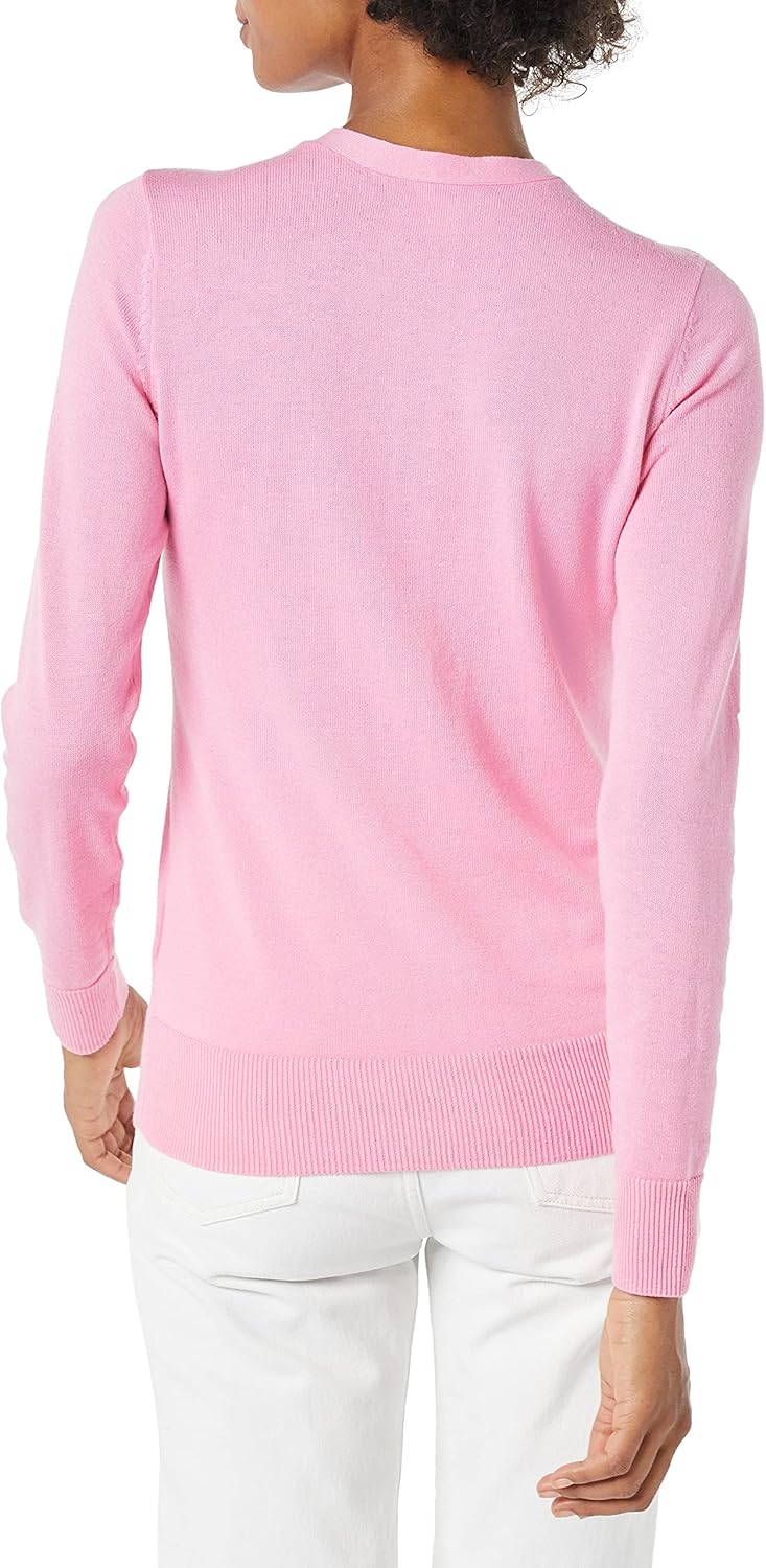 Lightweight V-Neck Cardigan Sweater for Women (Plus Size Available)